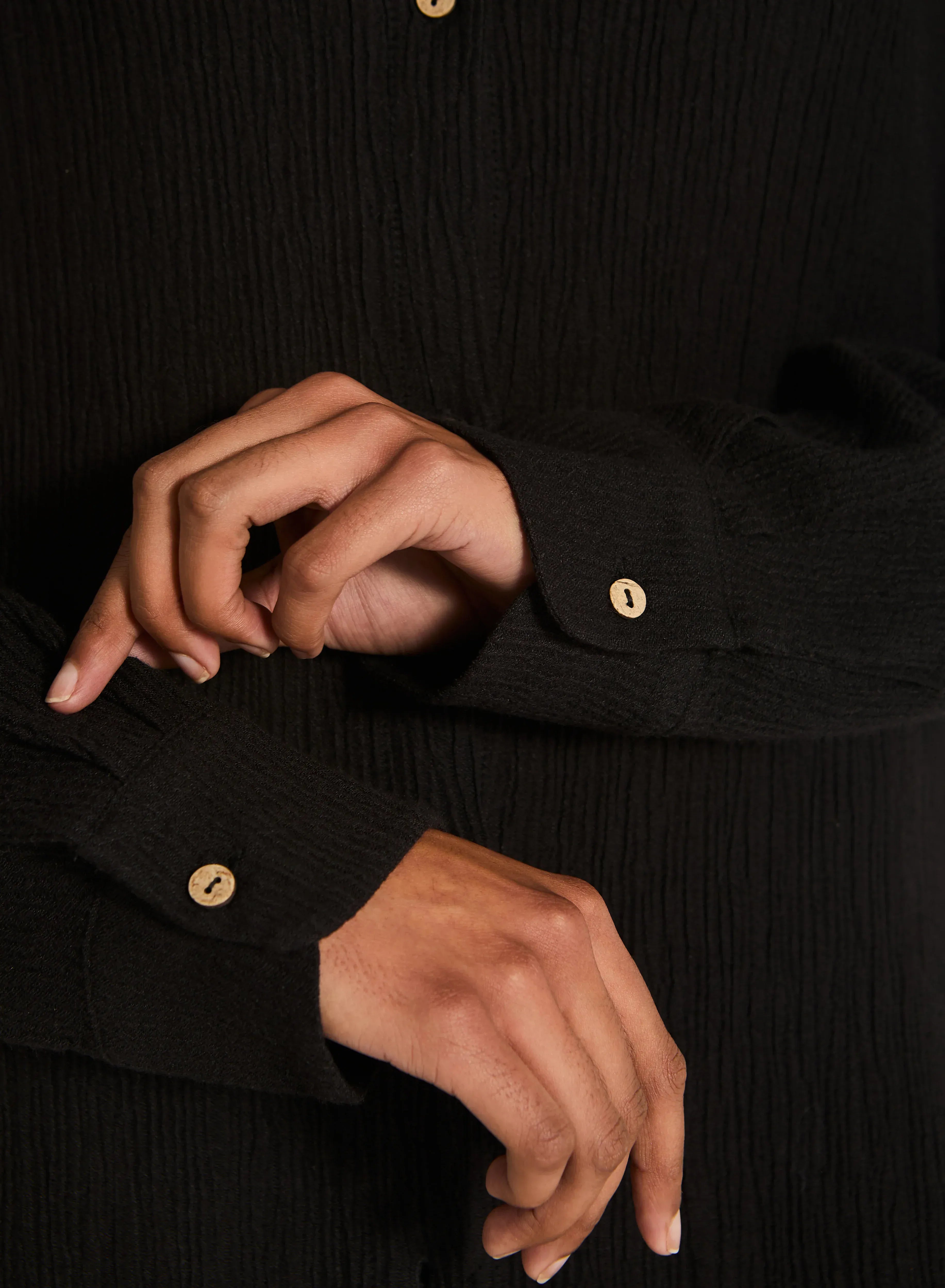 Tigerlily Tigerlily Amal Shirt Dress - Black T761036 Tigerlily Amal Shirt Dress - Black Splash Swimwear Shirts S/M 9360519158533