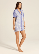 Tigerlily Tigerlily Anja Anastasia Mini Kaftan - Oceania Tigerlily Anja Anastasia Mini Kaftan - Oceania Splash Swimwear Bikini Tops