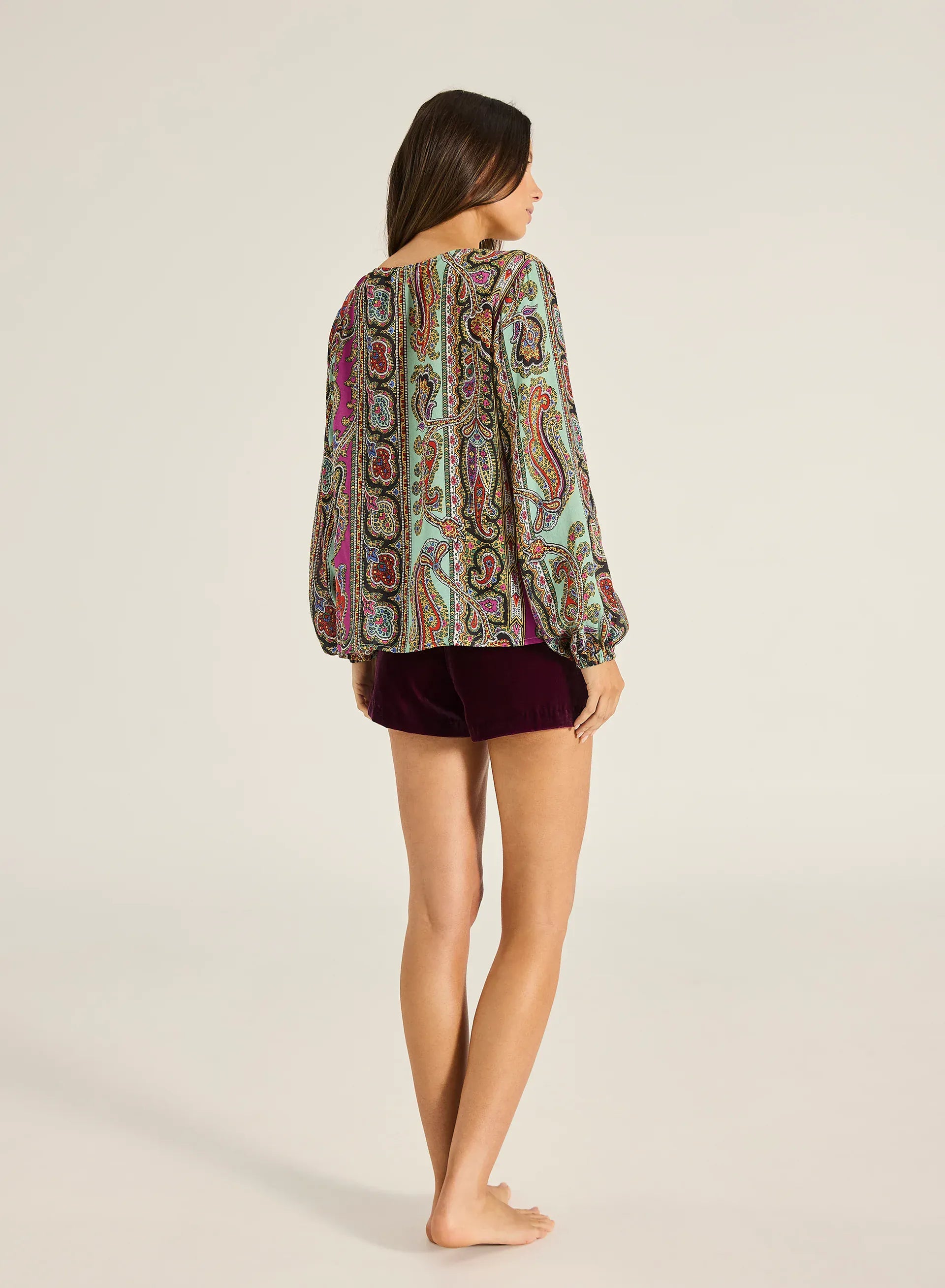 Tigerlily Tigerlily Caya Haveli Shirt - Magenta Tigerlily Caya Haveli Shirt - Magenta Splash Swimwear Shirts