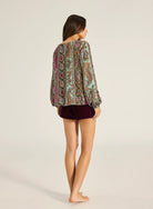 Tigerlily Tigerlily Caya Haveli Shirt - Magenta Tigerlily Caya Haveli Shirt - Magenta Splash Swimwear Shirts