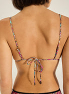 Tigerlily Tigerlily Caya Tara Triangle Bikini Top - Magenta Tigerlily Caya Tara Triangle Bikini Top - Magenta Splash Swimwear Bikini Tops