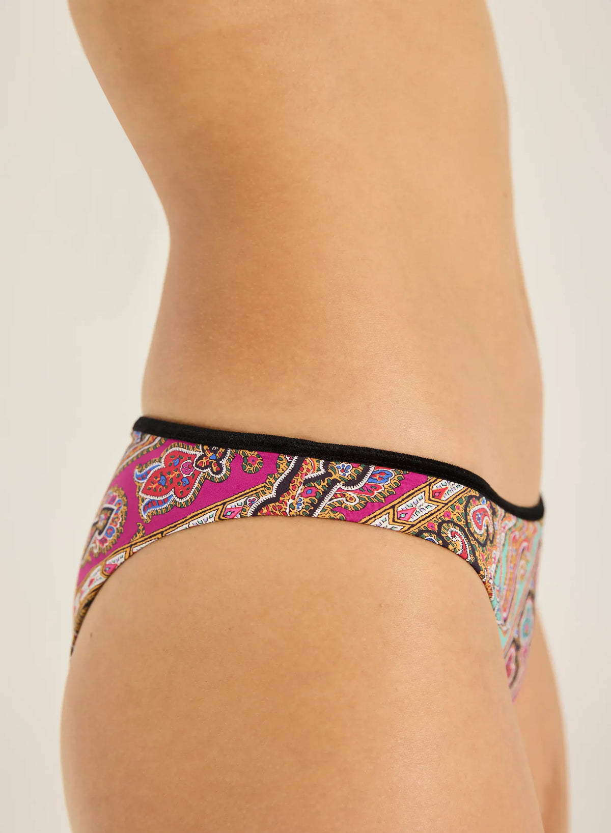 Tigerlily Tigerlily Caya Tara Triangle Top & Tiger Bottom Bikini Set - Magenta T762560+T762561-XS Tigerlily Caya Tara Triangle Top & Tiger Bottom Bikini Set - Magenta Splash Swimwear Bikini Set XS 15567461067673