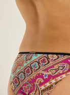 Tigerlily Tigerlily Caya Tiger Bikini Bottom - Magenta Tigerlily Caya Tiger Bikini Bottom - Magenta Splash Swimwear Bikini Bottoms