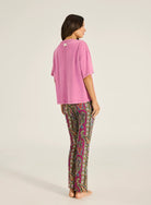 Tigerlily Tigerlily Caya Wild Child Boxy Tee - Magenta Tigerlily Caya Wild Child Boxy Tee - Magenta Splash Swimwear Shirts