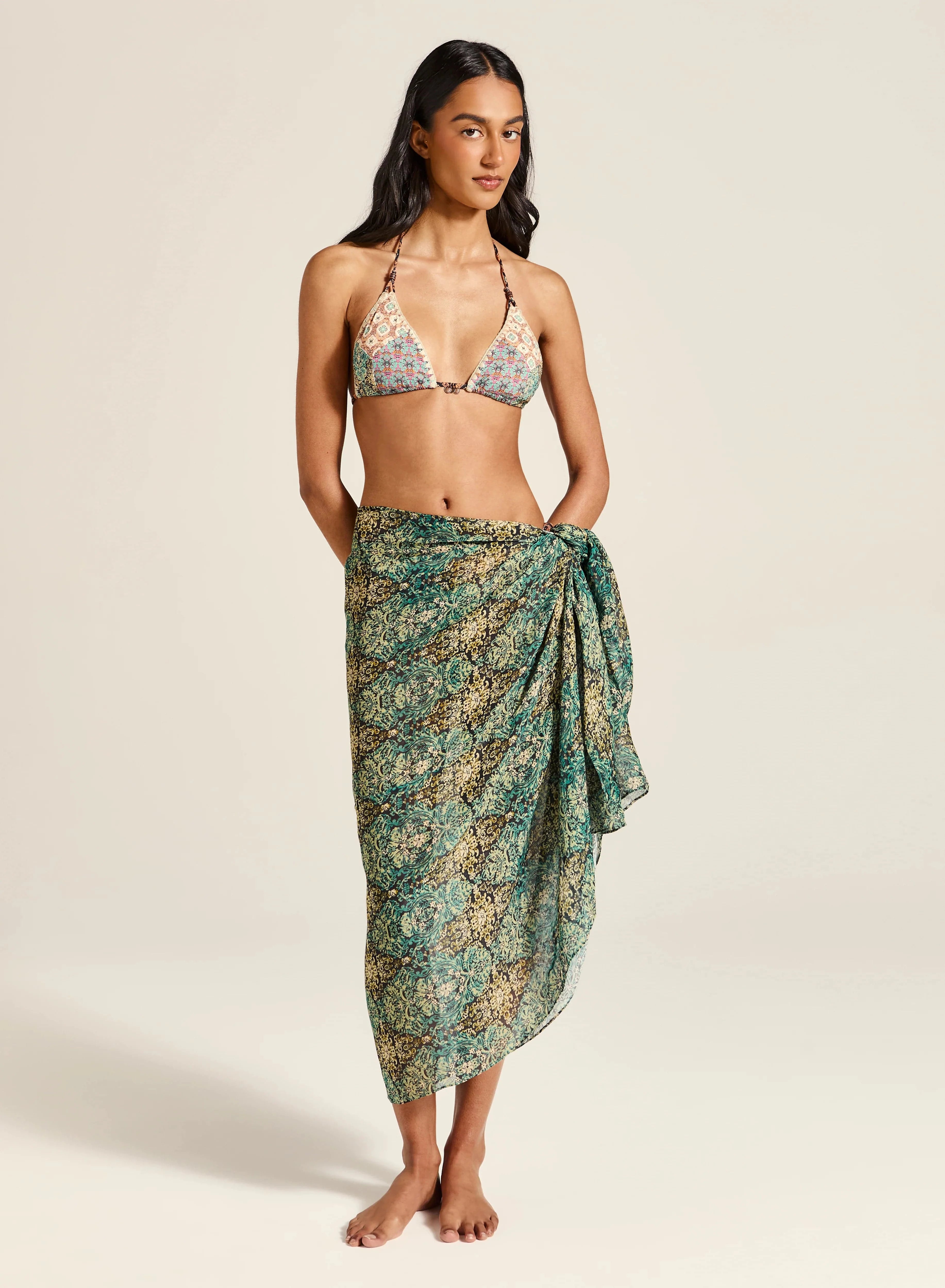 Tigerlily Tigerlily Charli Sarong T761863 Tigerlily Charli Sarong Splash Swimwear 9360519164718