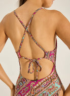 Tigerlily Tigerlily Classics Caya Hot Elle One Piece - Magenta Tigerlily Classics Caya Hot Elle One Piece - Magenta Splash Swimwear One Piece