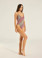 Tigerlily Tigerlily Classics Caya Hot Elle One Piece - Magenta Tigerlily Classics Caya Hot Elle One Piece - Magenta Splash Swimwear One Piece