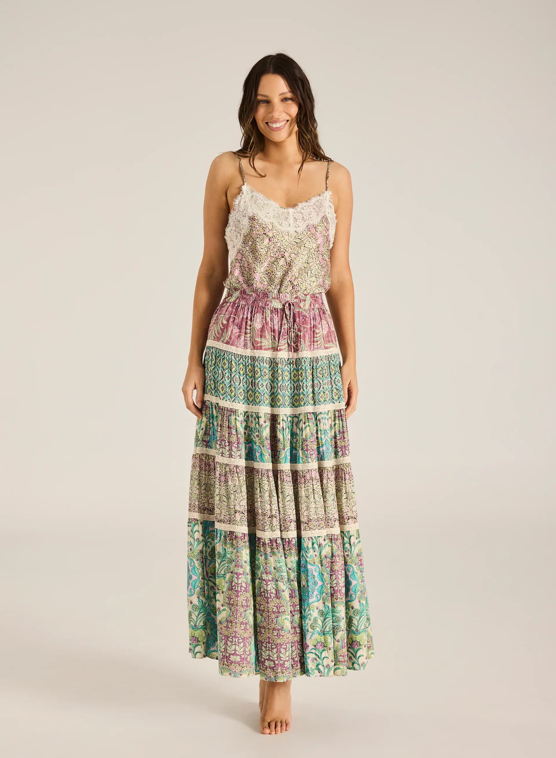 Tigerlily Tigerlily Floriana Aviva Skirt - Floriana Tigerlily Floriana Aviva Skirt - Floriana Splash Swimwear Skirts