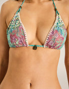 Tigerlily Tigerlily Floriana Tara Tri Bikini Top - Floriana Tigerlily Floriana Tara Tri Bikini Top - Floriana Splash Swimwear Bikini Tops