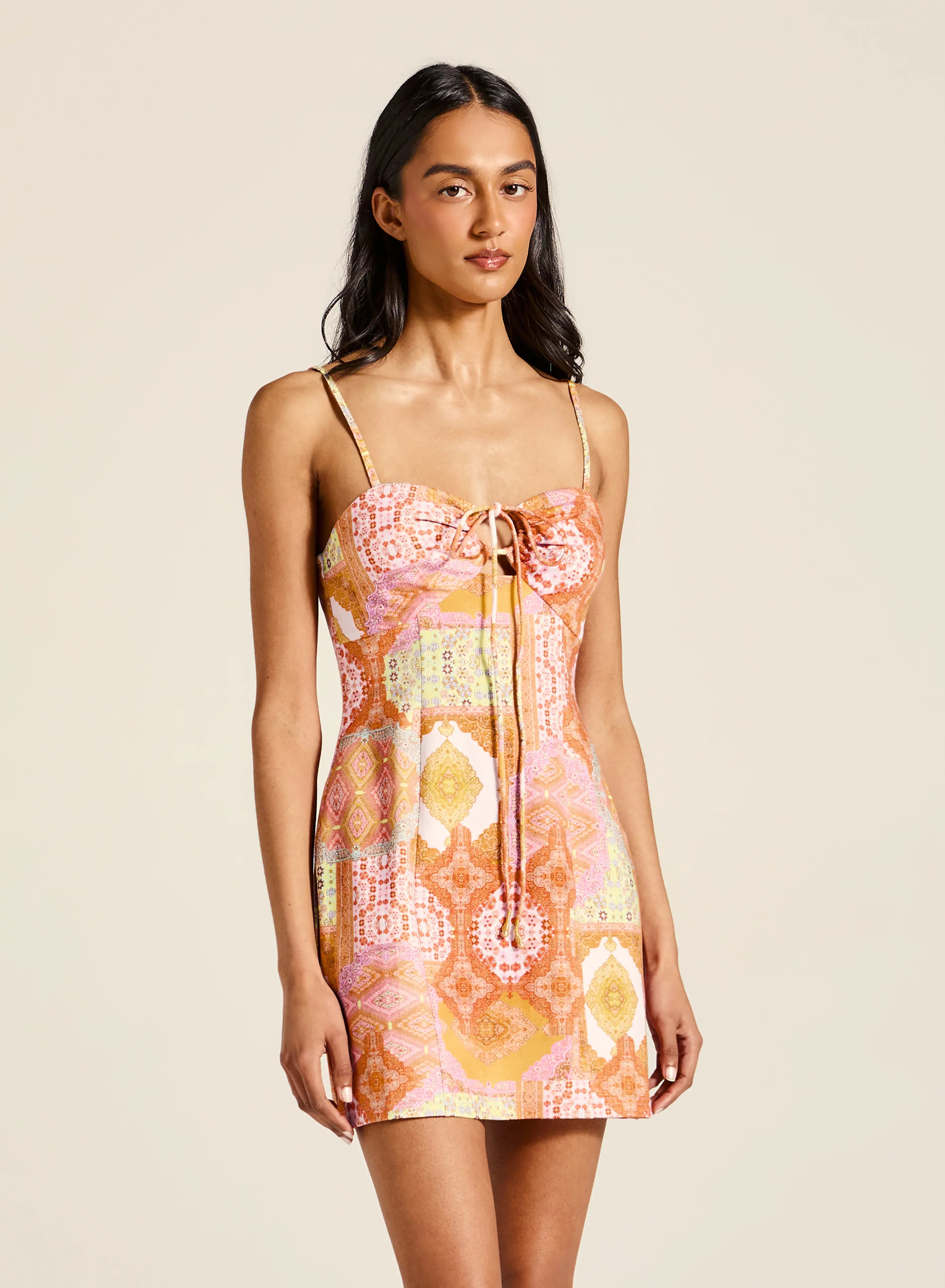 Tigerlily Tigerlily Herra Olive Mini Dress Tigerlily Herra Olive Mini Dress Splash Swimwear