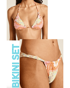 Tigerlily Tigerlily Herra Tara Triangle Bikini Top & Kaia Bikini Bottom Tigerlily Herra Tara Triangle Bikini Top & Kaia Bikini Bottom Splash Swimwear Bikini Set XS