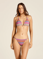 Tigerlily Tigerlily Utopia Nalani Tri Bikini Top - Utopia Stripe Tigerlily Utopia Nalani Tri Bikini Top - Utopia Stripe Splash Swimwear Bikini Tops