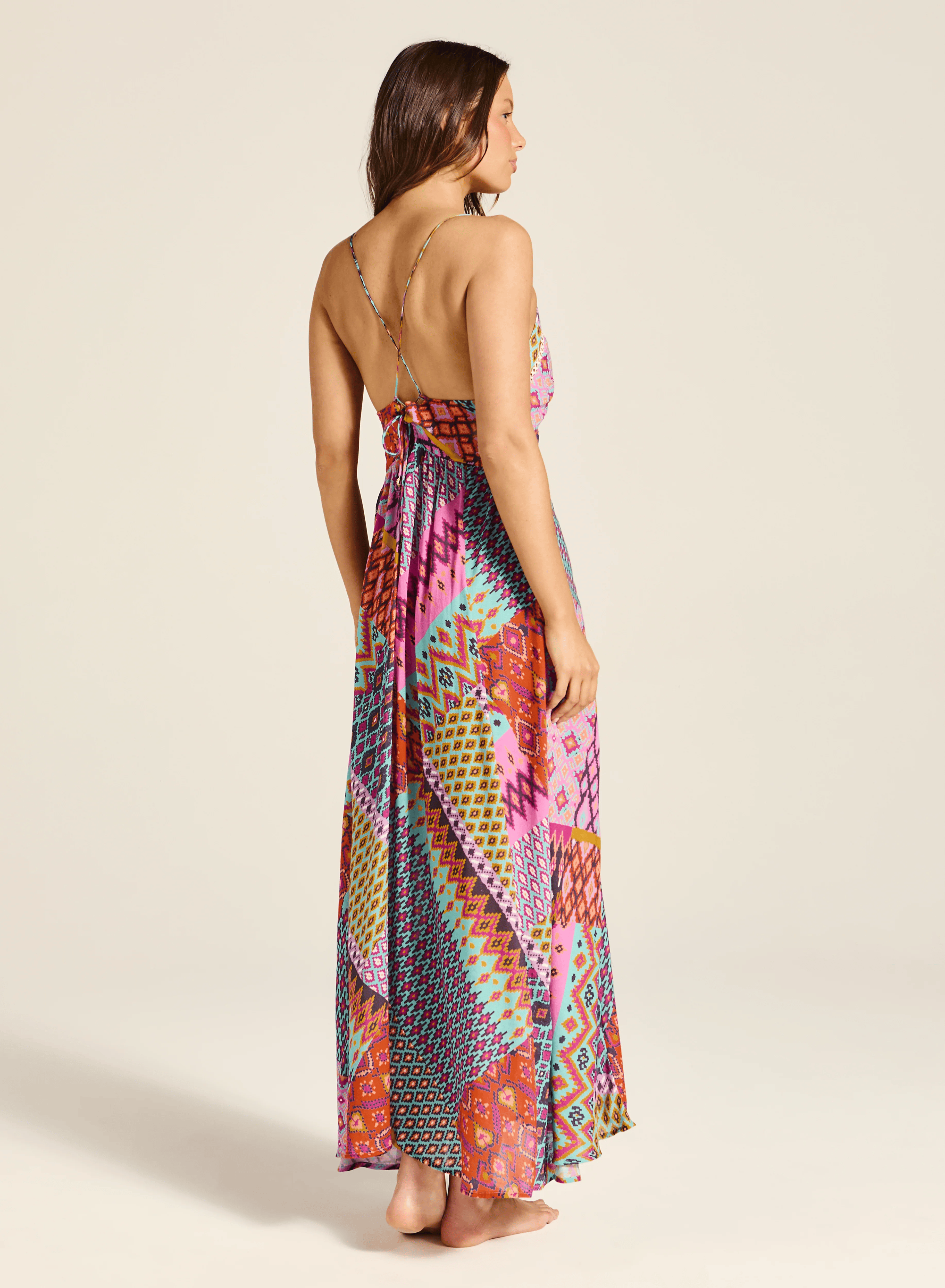 Tigerlily Tigerlily Utopia Teja Maxi Dress - Utopia Patch Tigerlily Utopia Teja Maxi Dress - Utopia Patch Splash Swimwear
