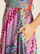 Tigerlily Tigerlily Utopia Teja Maxi Dress - Utopia Patch Tigerlily Utopia Teja Maxi Dress - Utopia Patch Splash Swimwear