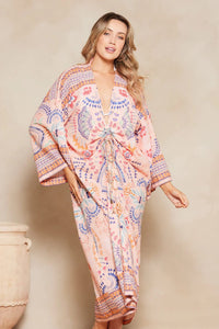 Tigerlily Wandering Folk Alegra Kaftan - Rosa Wandering Folk Alegra Kaftan - Rosa Tigerlily Splash Swimwear Kaftans