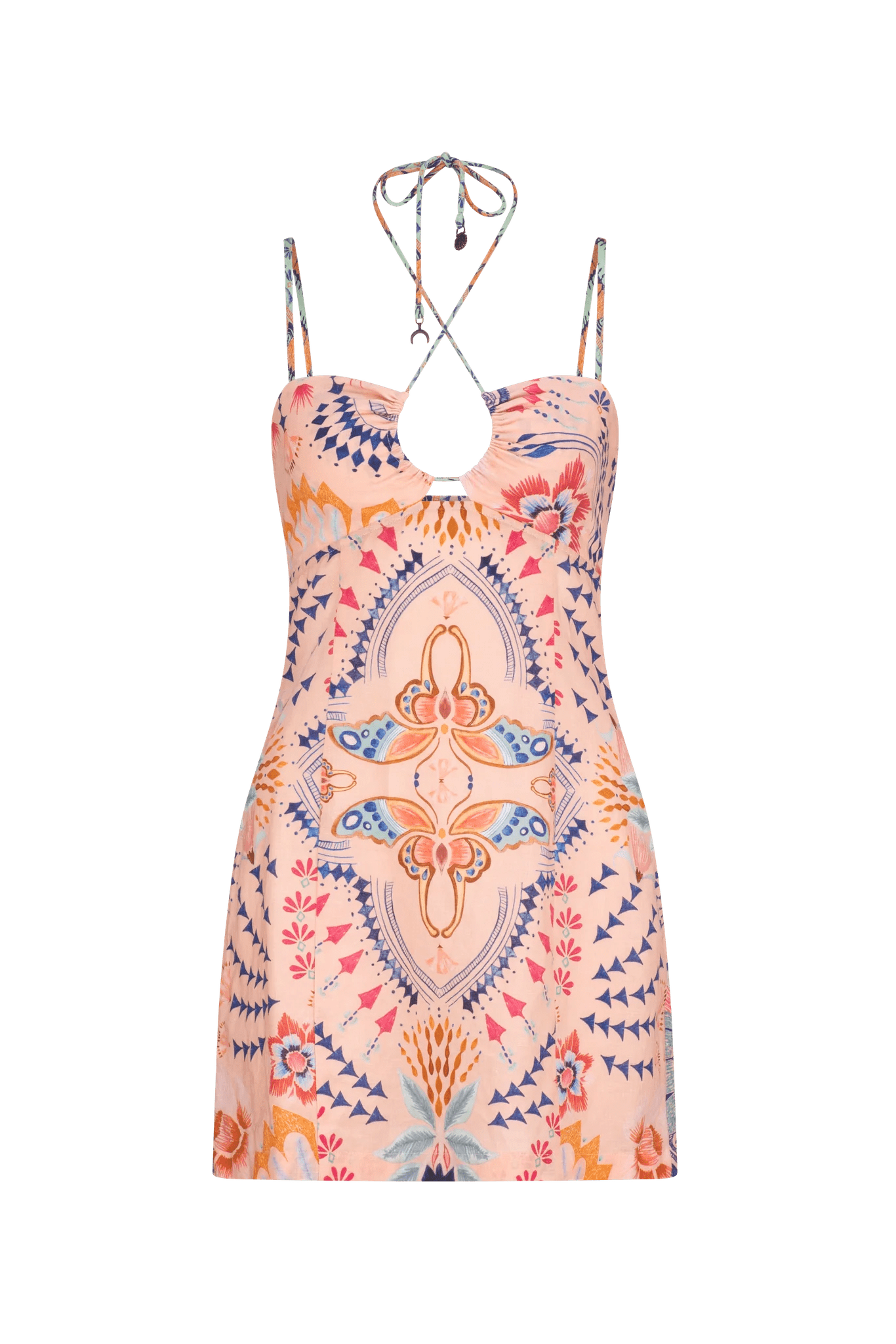 Tigerlily Wandering Folk Olive Mini Dress - Rosa Tigerlily Wandering Folk Olive Mini Dress - Rosa  Splash Swimwear Dresses