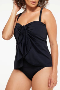 TOGS Black Swimdress Overlay TOGS Black Swimdress Overlay Splash Swimwear One Pieces