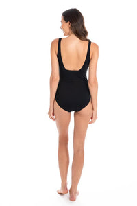 TOGS Chlorine Resistant Square Binding One Piece Swimsuit TOGS Chlorine Resistant Square Binding One Piece Swimsuit Splash Swimwear One Pieces