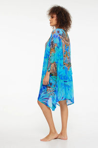 TOGS Florence Mesh Kaftan TOGS Florence Mesh Kaftan Splash Swimwear Dresses