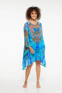 TOGS Florence Mesh Kaftan TOGS Florence Mesh Kaftan Splash Swimwear Dresses