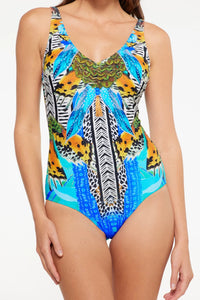 TOGS Florence V Neck Plunge TOGS Florence V Neck Plunge Splash Swimwear One Pieces