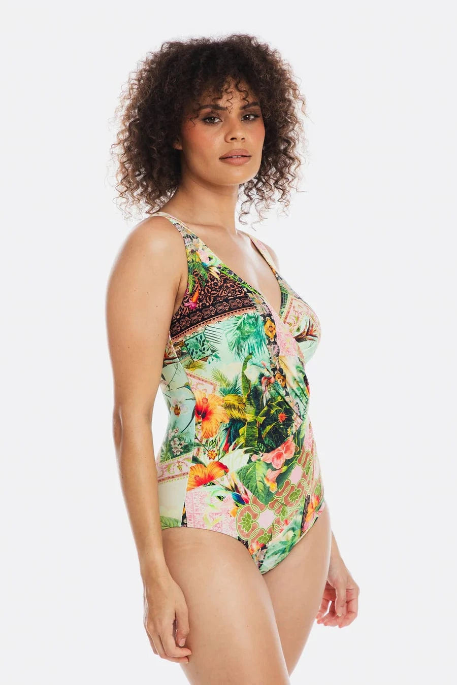 TOGS Togs Fiji Surplice Togs Fiji Surplice Splash Swimwear