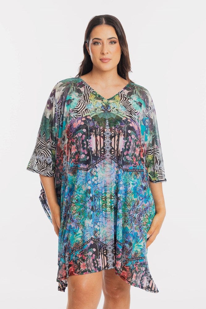 TOGS Togs Gaia Mesh Kaftan PG36SI-OS Togs Gaia Mesh Kaftan Splash Swimwear Kaftans & Cover Ups OS