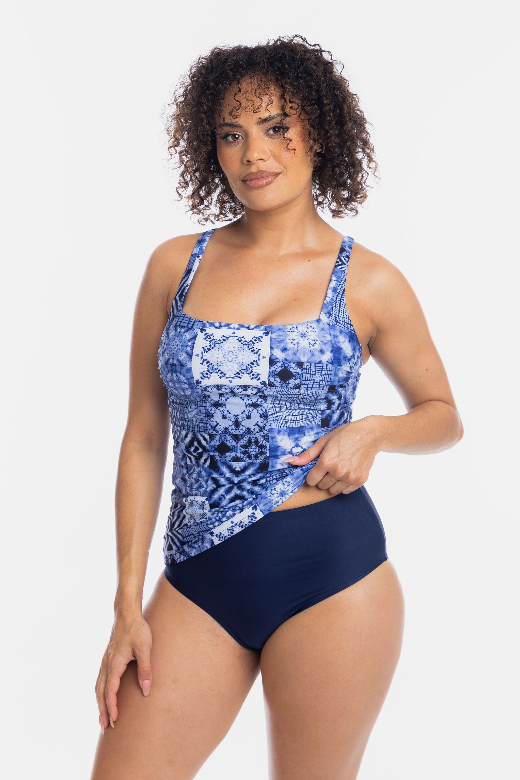 TOGS Togs Oahu Tankini Square Set Chlorine Resistant Togs Oahu Tankini Square Set Chlorine Resistant Splash Swimwear Tankini Tops