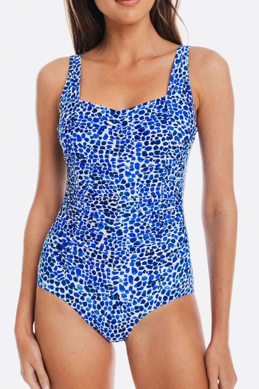 TOGS Togs Peru Gathered Square Togs Peru Gathered Square Splash Swimwear