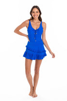 TOGS Togs Skort SC15TH Togs Skort | Australia Splash Swimwear Bikini Bottoms Cobalt / S 1000033394