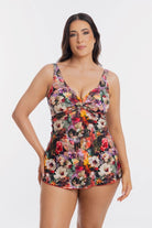 TOGS Togs Valencia Swimdress Twist Togs Valencia Swimdress Twist Splash Swimwear Swim Dress