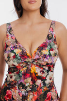 TOGS Togs Valencia Swimdress Twist Togs Valencia Swimdress Twist Splash Swimwear Swim Dress