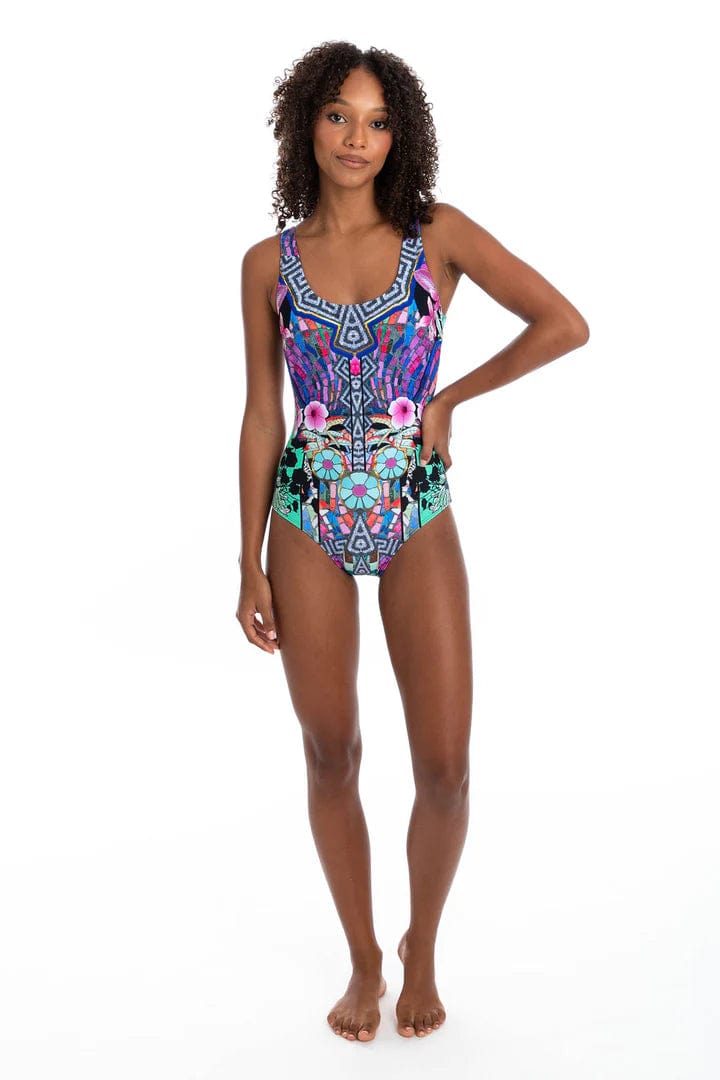 TOGS Verona French Square One Piece Swimsuit TOGS Verona French Square One Piece Swimsuit Splash Swimwear