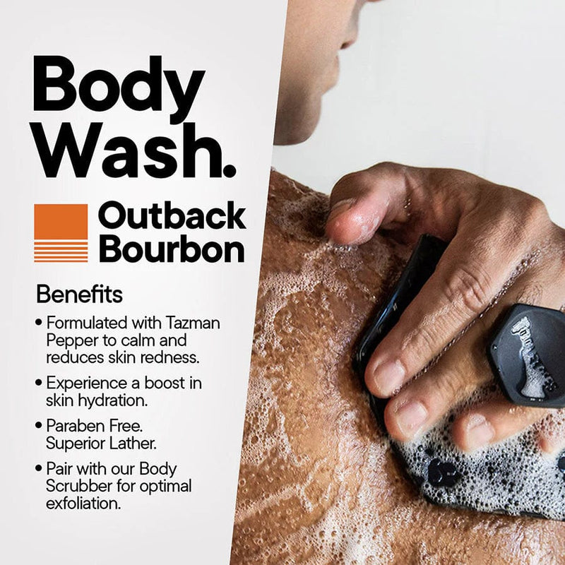 Tooletries Body Wash - Outback Bourbon Splash Swimwear Mens Grooming 9350216003441