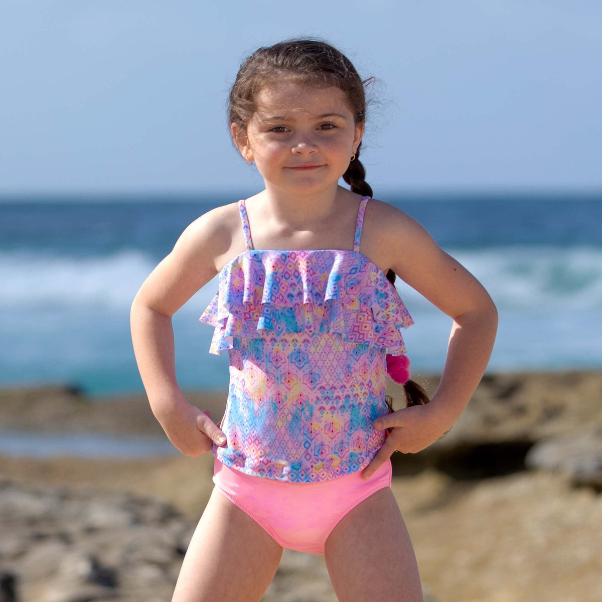 Miss Sweetie Singlet Bikini - Sweetle - Salty Ink - Splash Swimwear  - Aug23, girls 00-7, new arrivals, new kids, new swim, salty ink - Splash Swimwear 