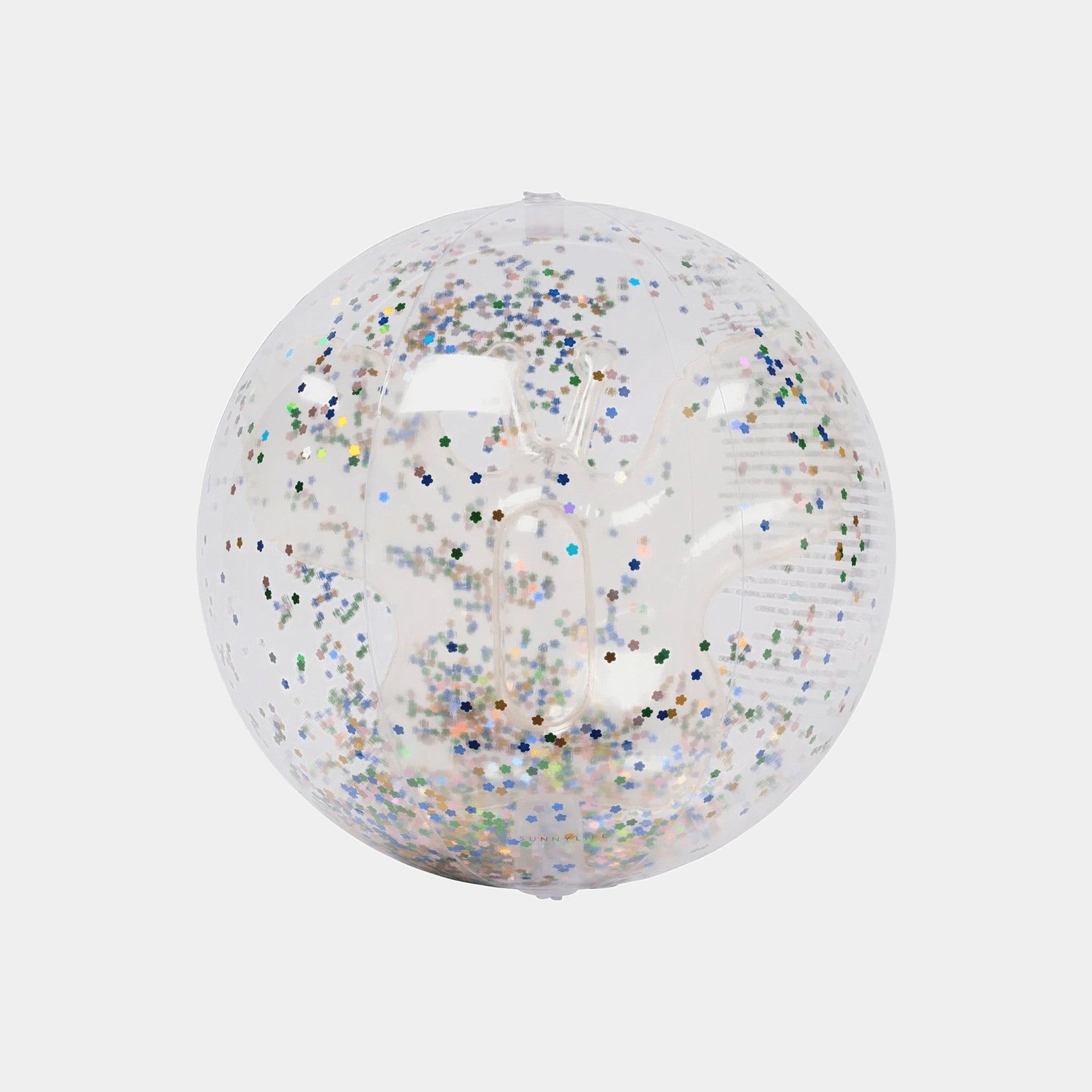 Sunnylife 3D Inflatable Beach Ball - Cotton Candy Glitter Sunnylife 3D Inflatable Beach Ball - Confetti Splash Swimwear Kids Accessories