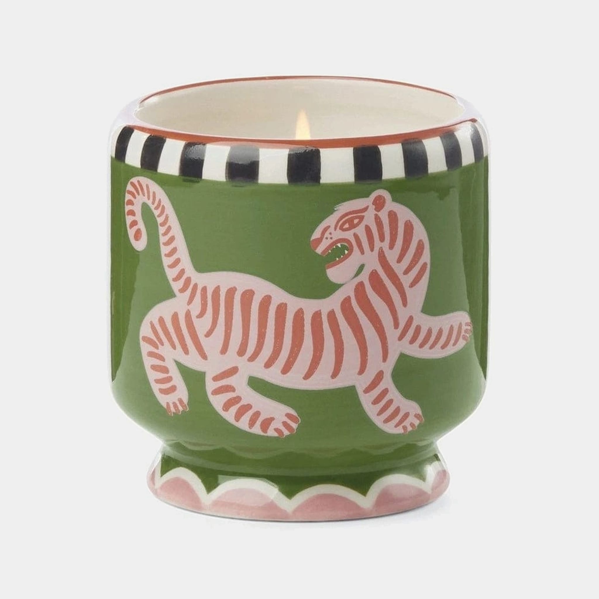 Paddywax Adopo Tiger Ceramic Candle 8oz - Black Cedar & Fig AD0806AU Adopo Tiger Ceramic Candle 8oz - Black Cedar & Fig Splash Swimwear 840214814952