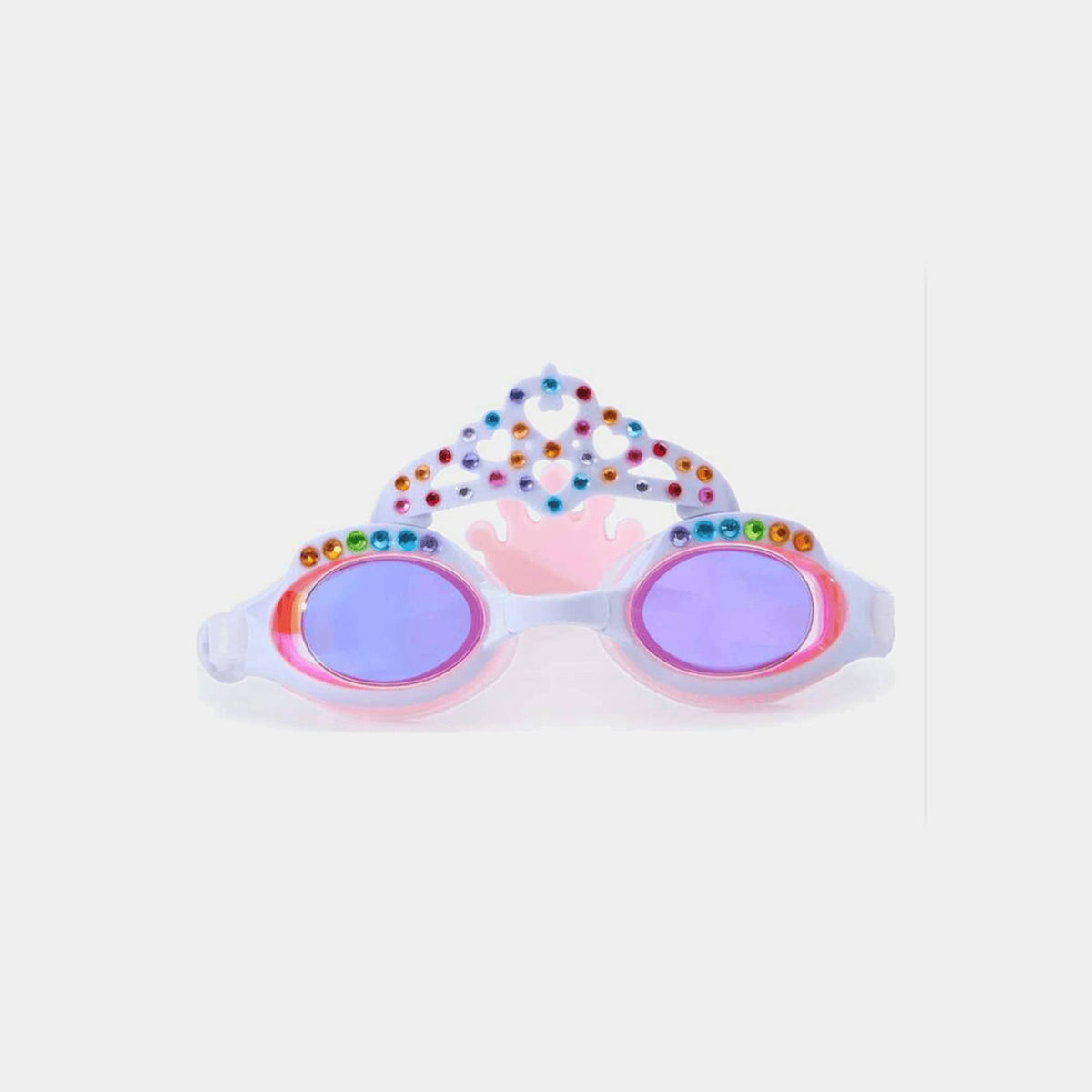Bling2o Bling2o Princess Crown Daisy White Swim Goggles Bling2o Princess Crown Daisy White Swim Goggles Splash Swimwear Goggles 810029707107