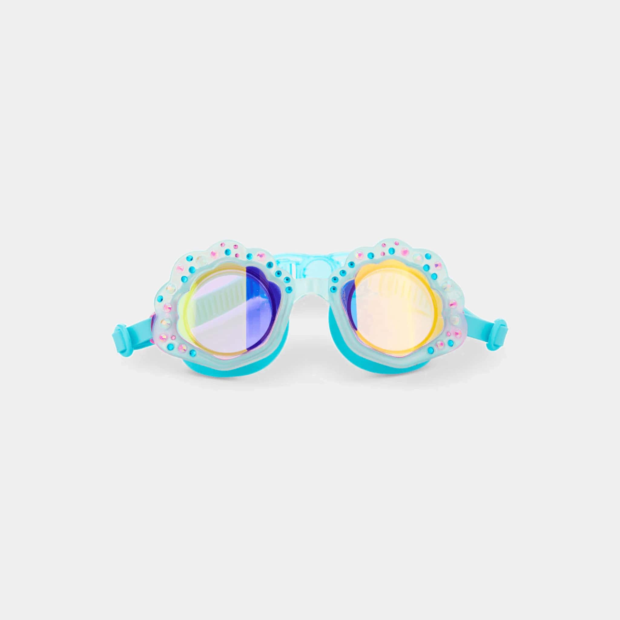 Bling2o Bling2o Shore Turquoise Tides Swim Goggles 001G-SHORE8G Bling2o Shore Turquoise Tides Swim Goggles Splash Swimwear Goggles 810121612446