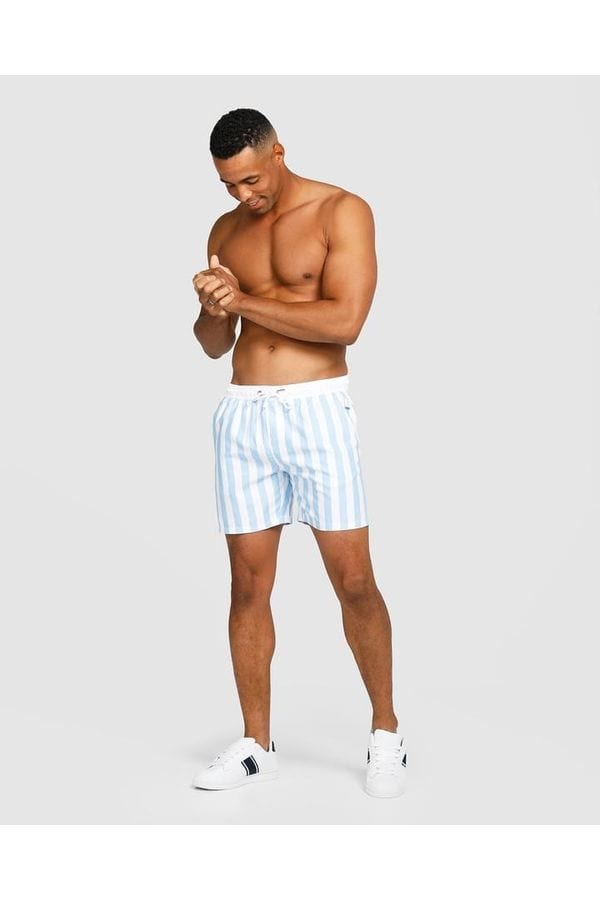 Vacay Swimwear Mens Swim Shorts - Mykonos Vacay Mens Swim Shorts - Mykonos Splash Swimwear Mens