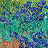 Van Gogh Irises Layered Fan Hoop Earrings - Moe Moe - Splash Swimwear  - accessories, earrings, Feb24, moe moe, new accessories, new arrivals - Splash Swimwear 