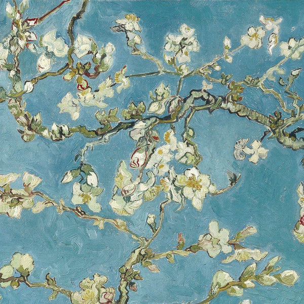 Van Gogh Almond Blossoms Pippi Hoop Earrings - Moe Moe - Splash Swimwear  - accessories, earrings, Feb24, moe moe, new accessories, new arrivals - Splash Swimwear 