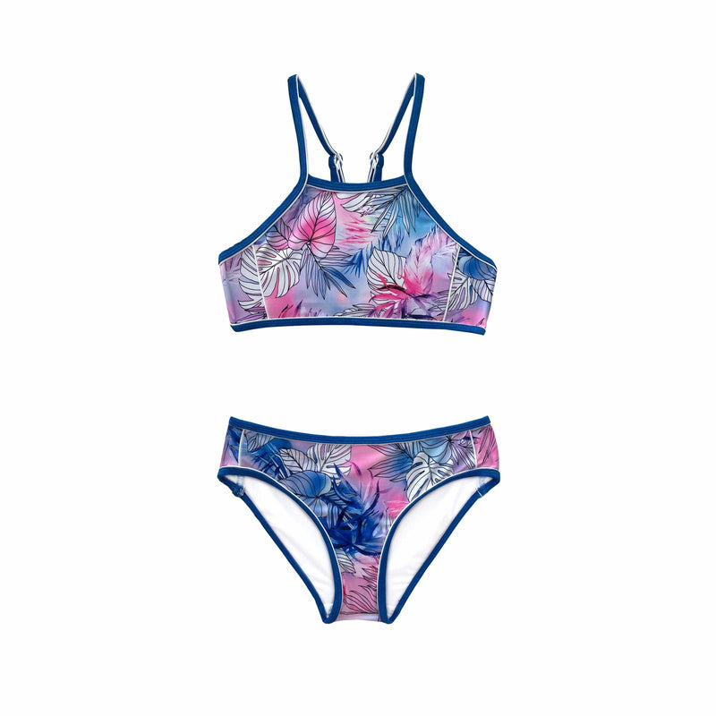 Girls Coral Coast Bikini Set - Coral Pink - Salty Ink - Splash Swimwear  - girls 8-16, Girls swimwear, Jul23, new arrivals, new kids, new swim, salty ink, Swim Seperates - Splash Swimwear 