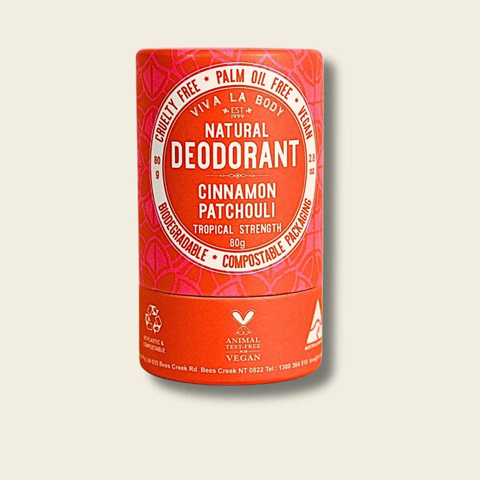 Natural Deodorant - Cinnamon & Patchouli - Viva La Body - Splash Swimwear  - health & beauty, viva la body, Womens - Splash Swimwear 