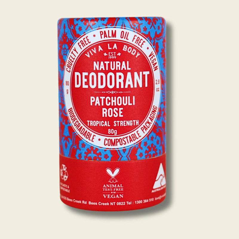 Viva La Body Natural Deodorant - Patchouli Rose Splash Swimwear Health & Beauty