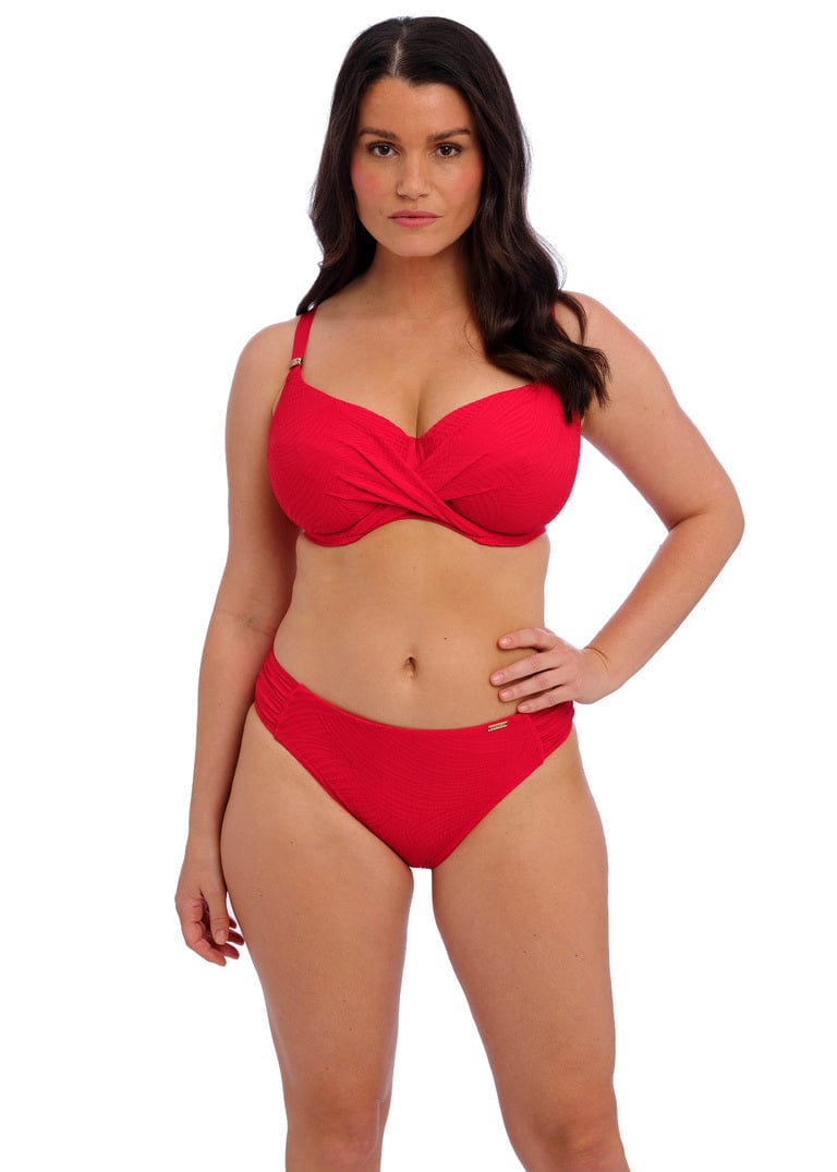 Wacoal Fantasie Ottawa Mid Rise Bikini Brief - Red Fantasie Ottawa Mid Rise Bikini Brief - Red Splash Swimwear Bikini Bottoms