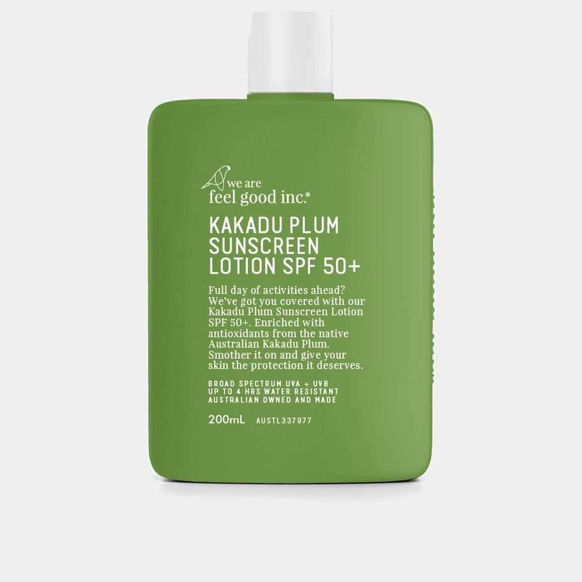 We Are Feel Good Inc. Kakadu Plum Sunscreen SPF50+ (200ml) FGKPSPF200 Kakadu Plum Sunscreen SPF50+ (200ml) Splash Swimwear Health & Beauty 9359702000193