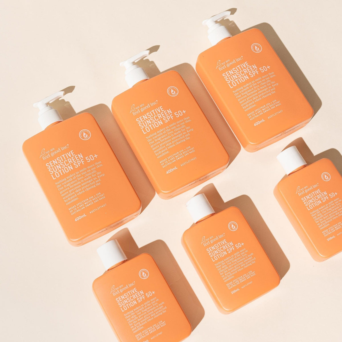 We Are Feel Good Inc. Sensitive Sunscreen SPF50+ 200ml FGSEN200 Sensitive Sunscreen SPF50+ 200ml Splash Swimwear Health & Beauty 9359702000179