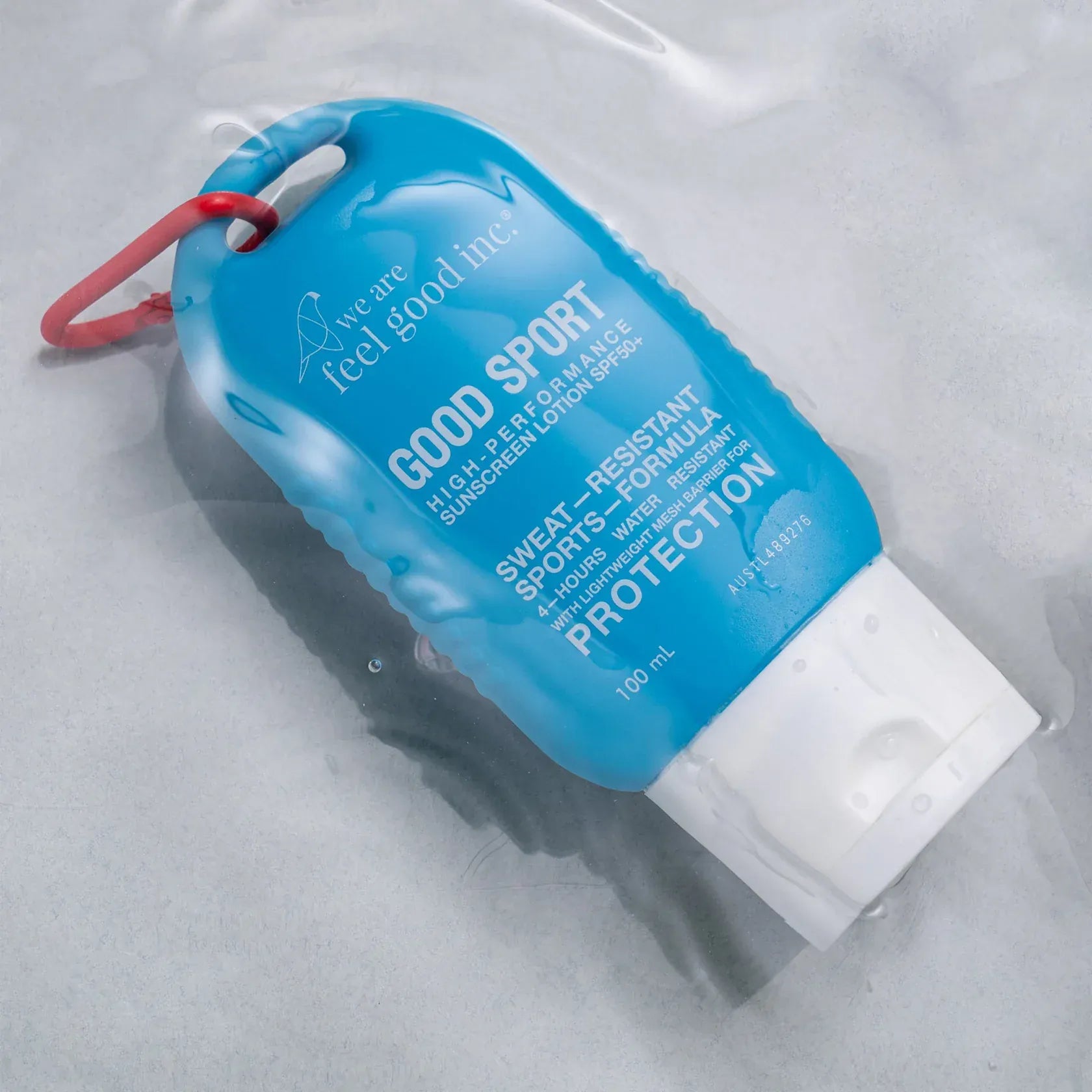 We Are Feel Good Inc. WAFG Good Sport High-Performance Sunscreen Lotion SPF50+ 100ml FGGSSPF100-Stand WAFG Good Sport High-Performance Sunscreen Lotion SPF50+ 100ml Splash Swimwear Health & Beauty