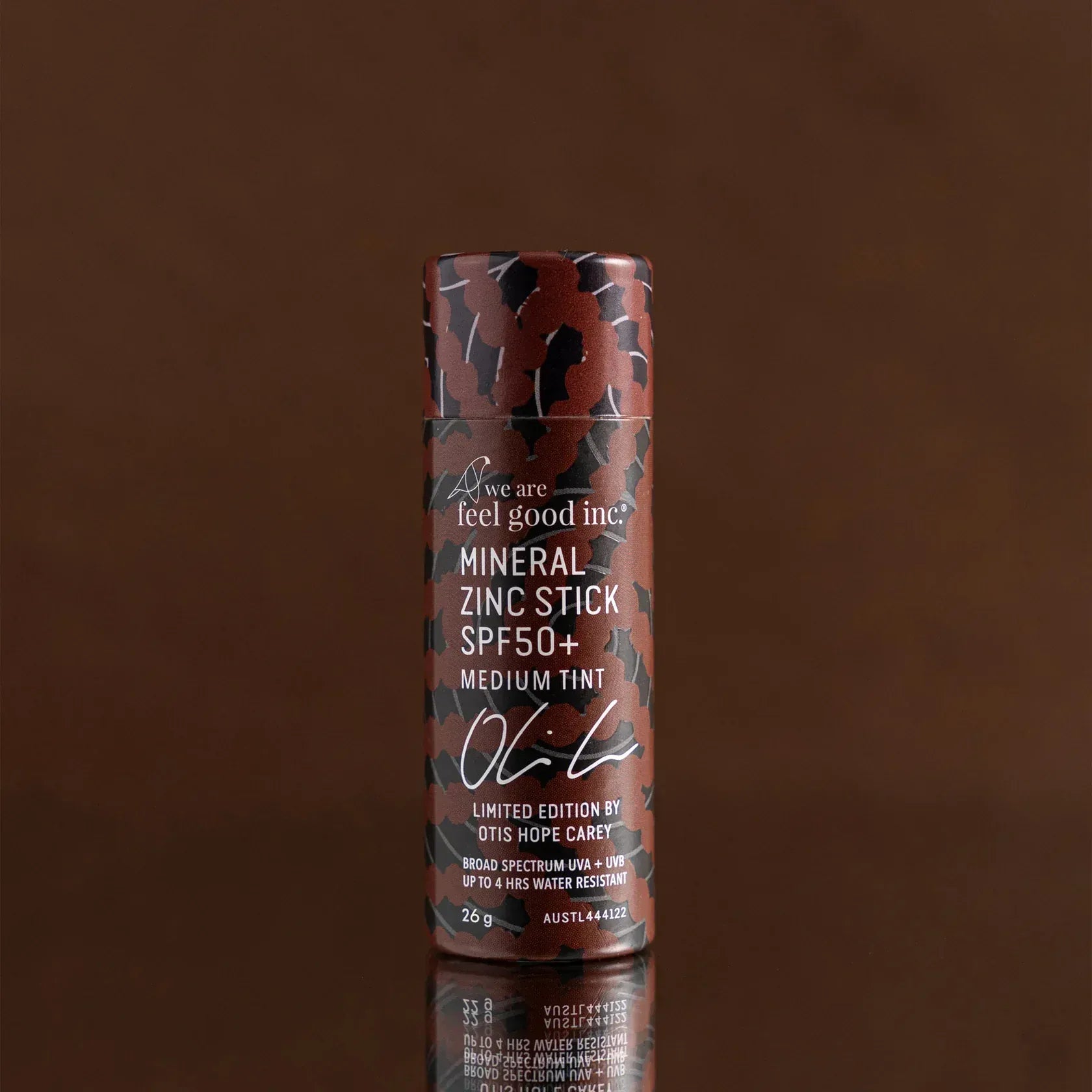 We Are Feel Good Inc. WAFG Otis Carey Mineral Zinc Stick SPF50+ Medium Tint FGMZSOMED26 WAFG Otis Carey Mineral Zinc Stick SPF50+ Medium Tint Splash Swimwear Health & Beauty